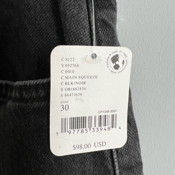 🆕FREE PEOPLE Risk Taker High-Rise Straight Jeans Main Squeeze color-Size 30 - Picture 13 of 13